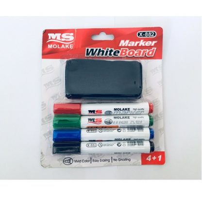 5pcs Board Marker Set & Eraser
