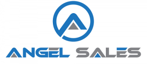 Angel Sales Logo white Background